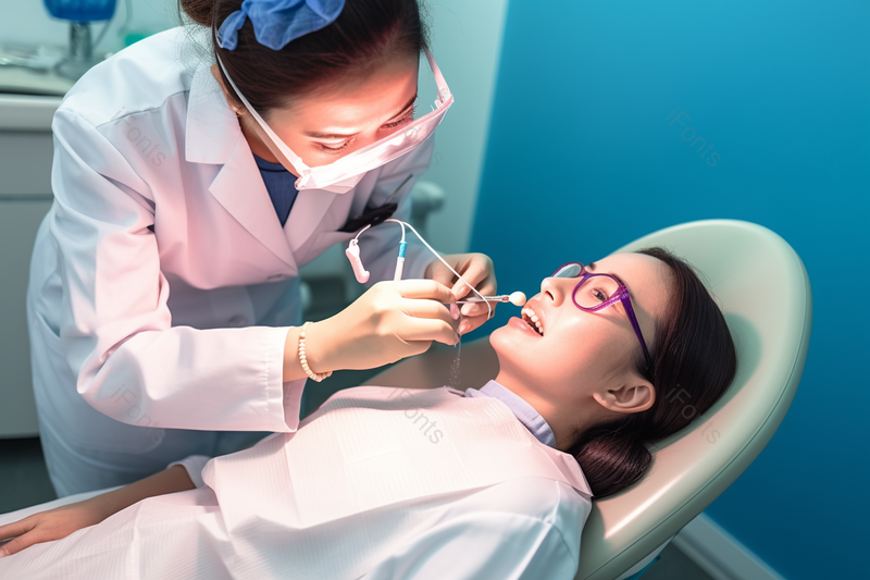 女医生拿着棉球在医院医疗检查检测,高清,摄影图,摄影图片,图片大全,摄影图免费下载